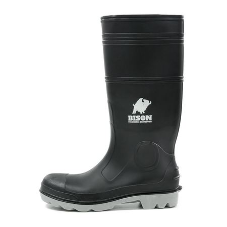 Inca Pvc-Nitrile Safety Gumboot BlackGrey - INCAGS