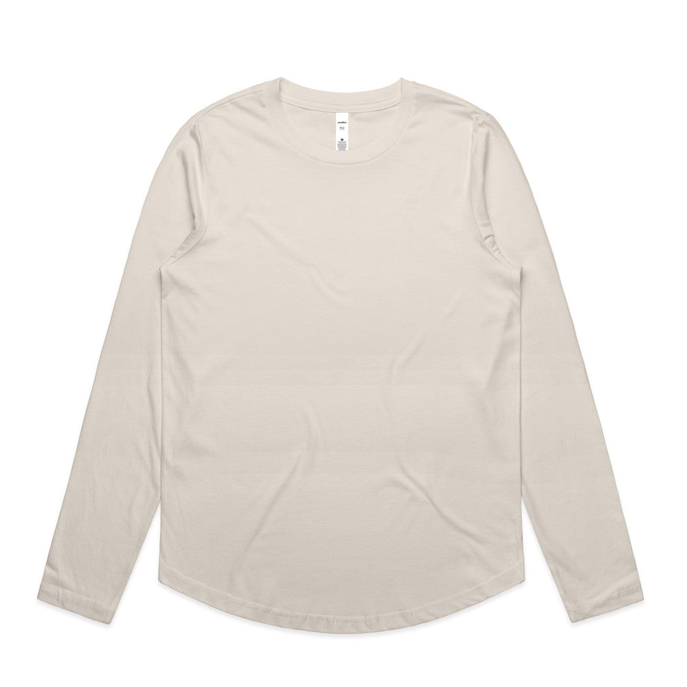 Women's Maple Curve Long Sleeve Tee - 4021