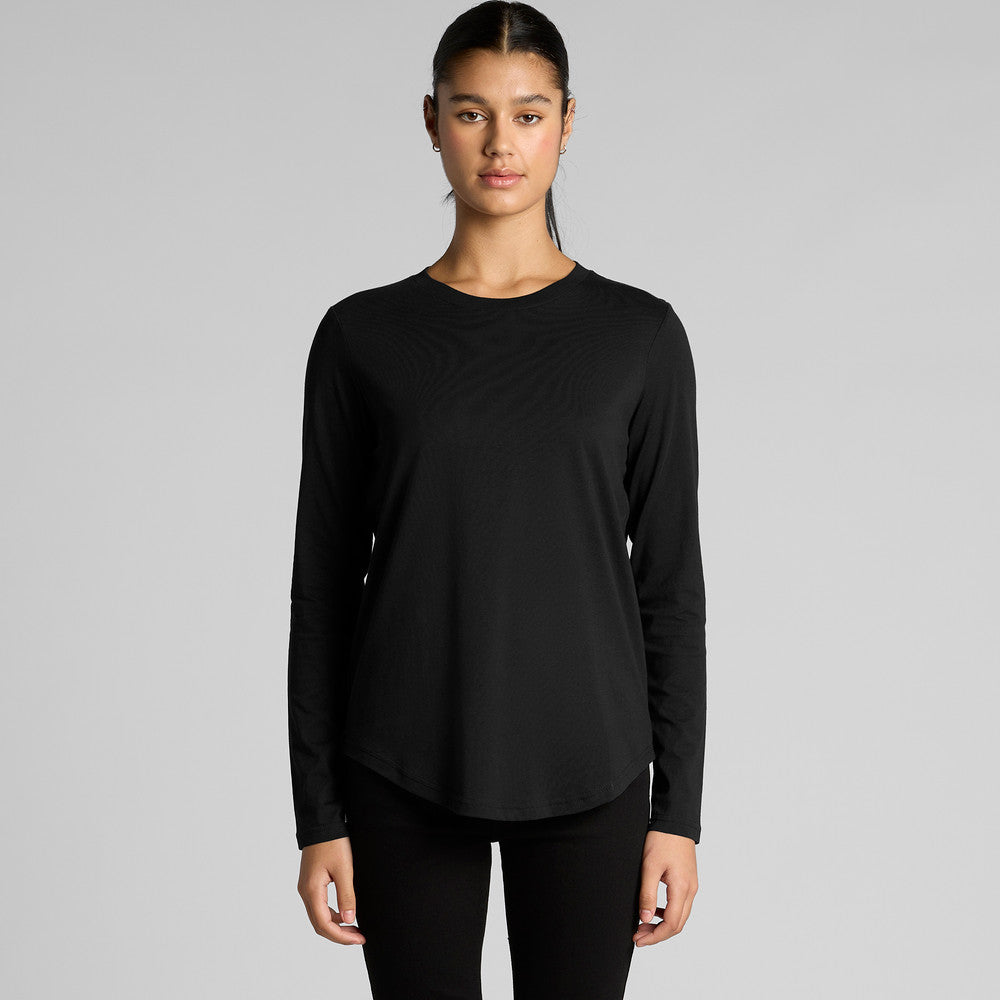 Women's Maple Curve Long Sleeve Tee - 4021
