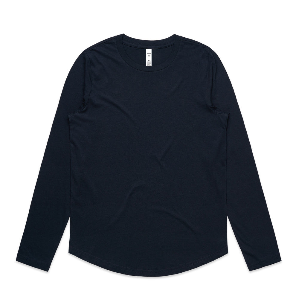 Women's Maple Curve Long Sleeve Tee - 4021