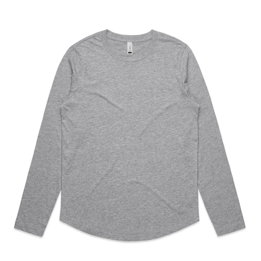 Women's Curve Long Sleeve Tee - 4055