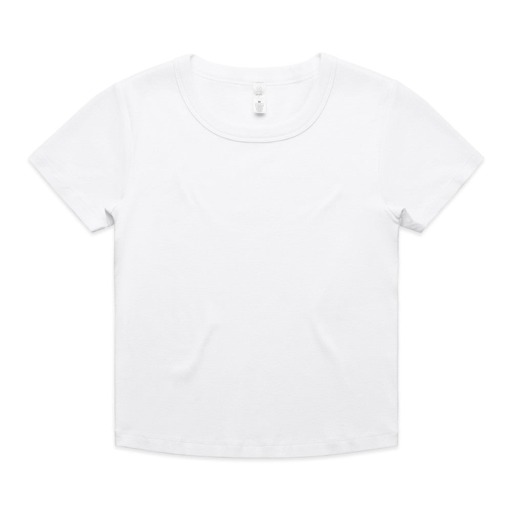 Women's Organic Rib Baby Tee - 4074