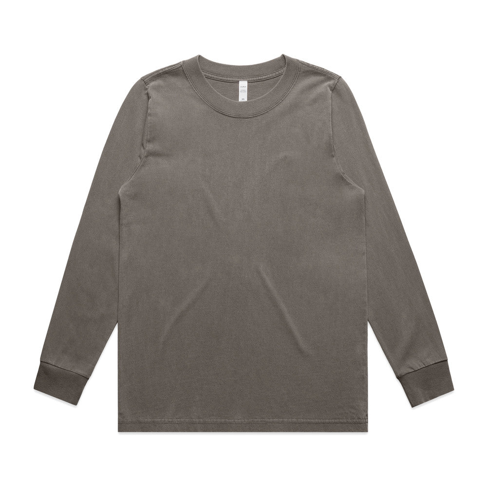 Women's Heavy Faded Long Sleeve Tee - 4083