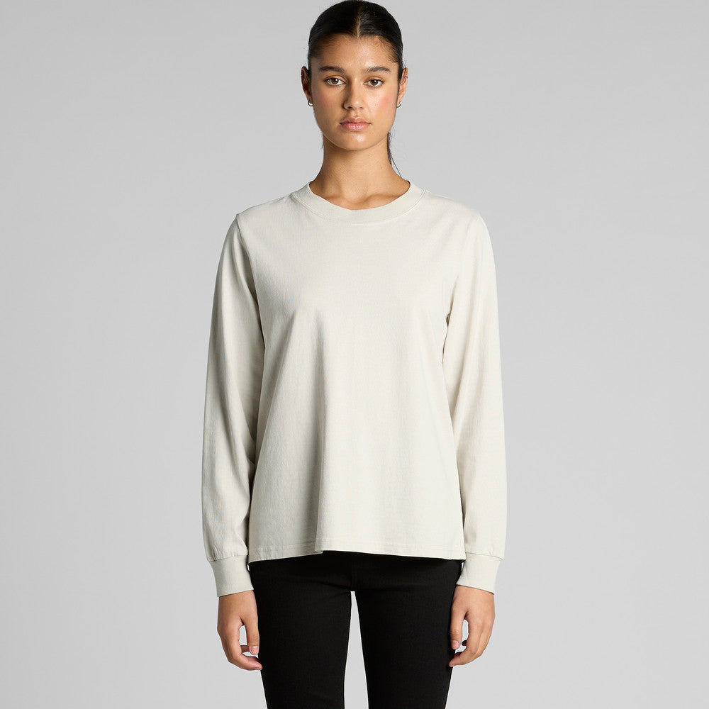 Women's Heavy Faded Long Sleeve Tee - 4083