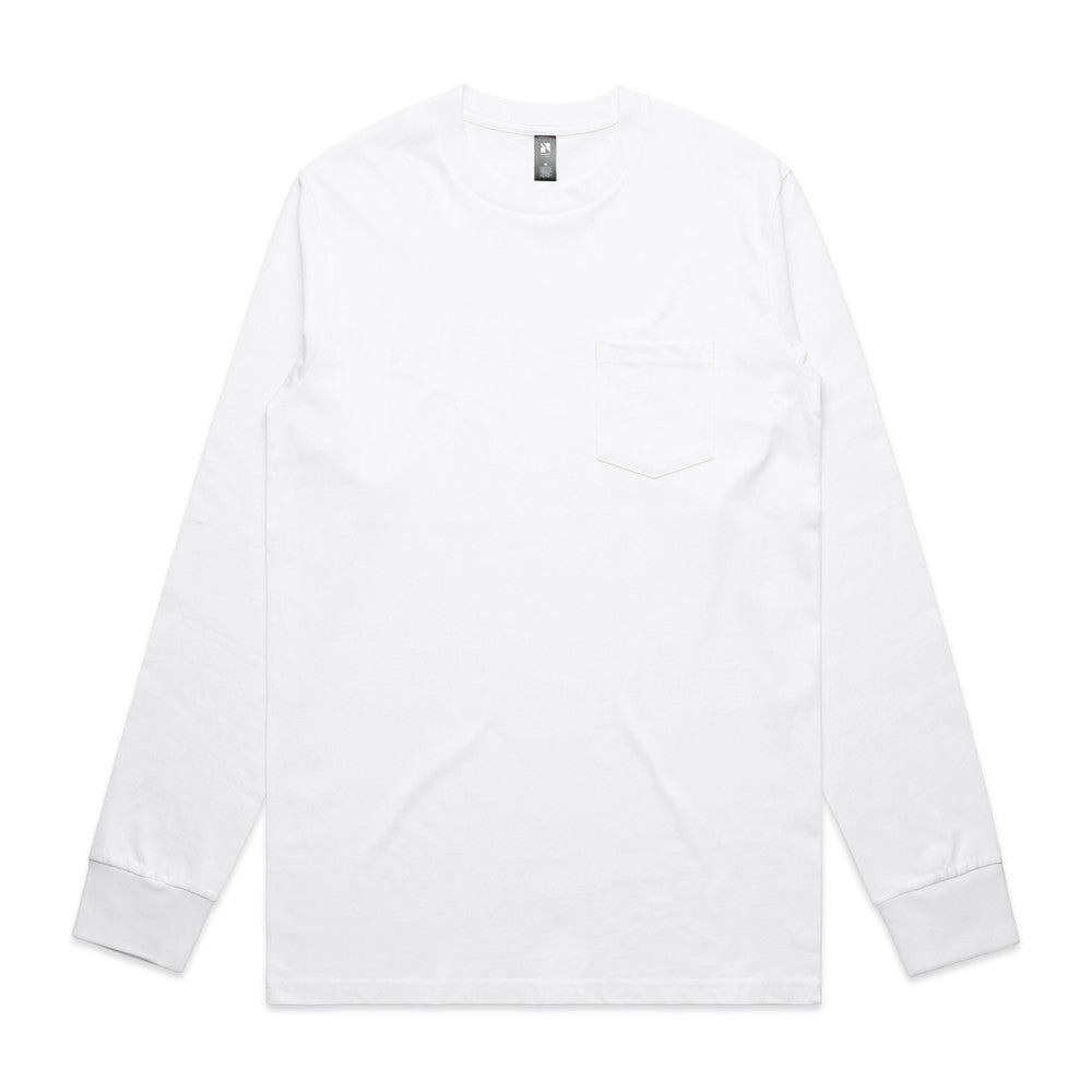 Classic Pocket Long Sleeve Tee - 5072 + Branding