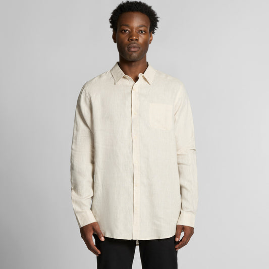 Linen Long Sleeve Shirt - 5418 + Branding