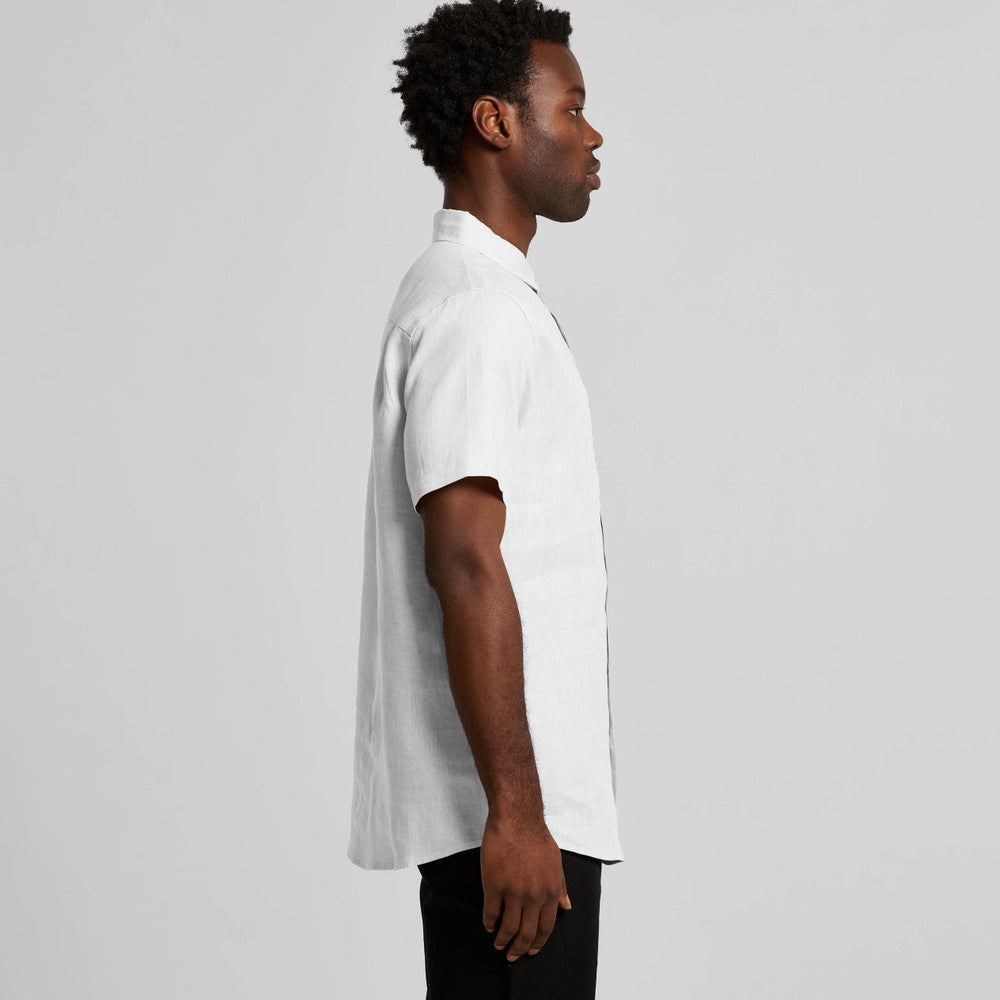 Linen Short Sleeve Shirt - 5420 + Branding