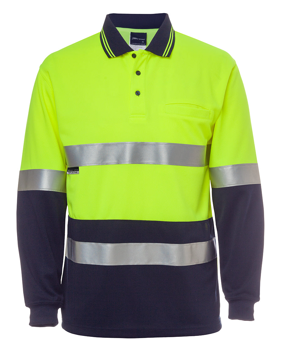 Hi Vis L/S (D+N) Traditional Polo