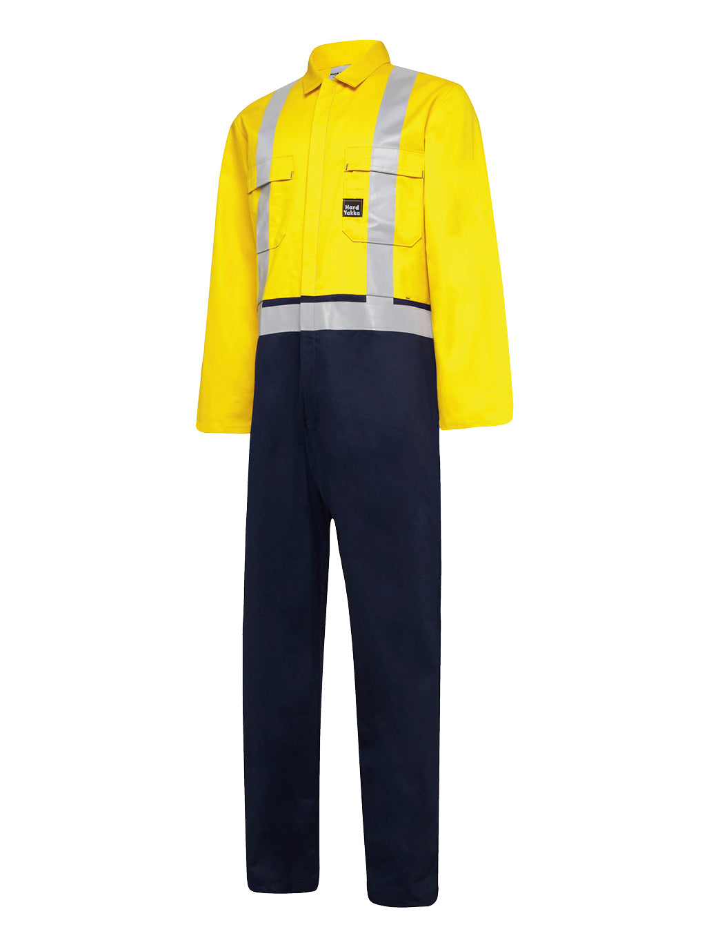 Day-Night Hi-Vis Cotton Zip Overall - N1228