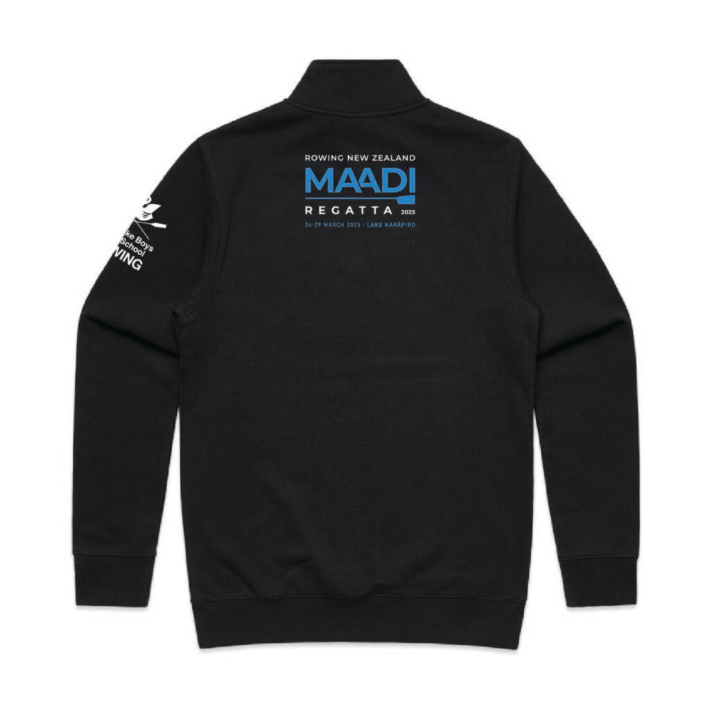 WBHS 2025 MAADI Black Half Zip Crew - WBR070
