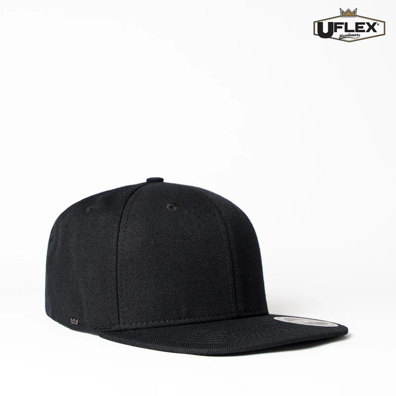 UFlex Adults Flat 6 Panel Fitted - U15604