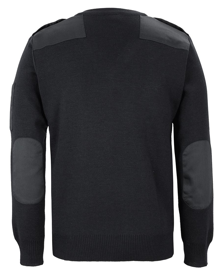 JB's Knitted Epaulette Jumper - 6EJ