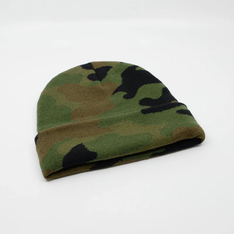 Cuffed Recycled Polyester Knitted Beanie - B001/B101R