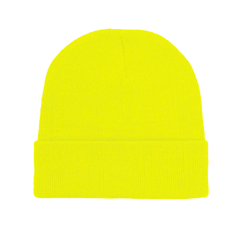 Cuffed Recycled Polyester Knitted Beanie - B001/B101R