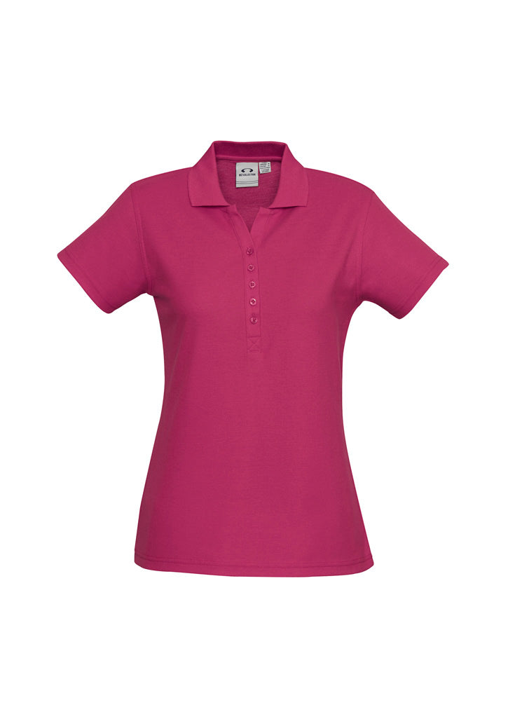 Womens Crew Short Sleeve Polo - P400LS