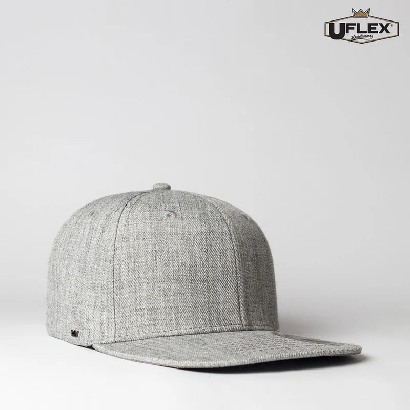 UFlex Adults Flat 6 Panel Fitted - U15604