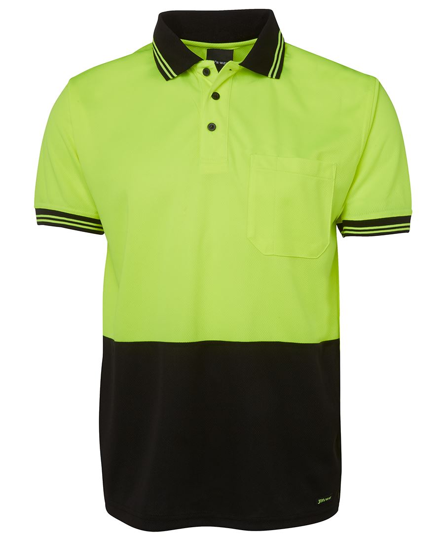 JB's Hi Vis Short Sleeve Traditional Polo - 6HVPS