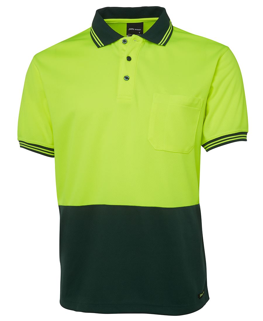 JB's Hi Vis Short Sleeve Traditional Polo - 6HVPS