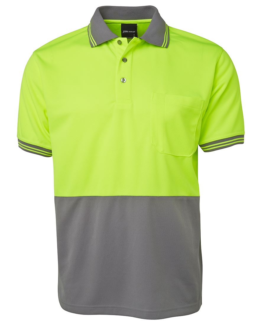 JB's Hi Vis Short Sleeve Traditional Polo - 6HVPS
