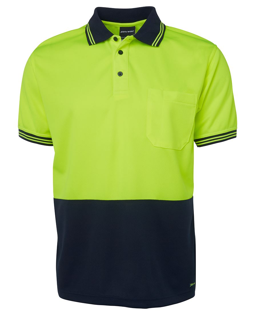 JB's Hi Vis Short Sleeve Traditional Polo - 6HVPS