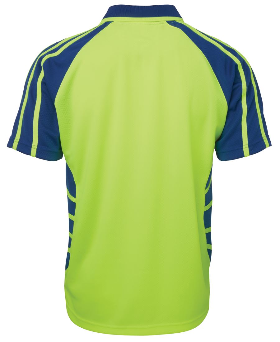 JB's Hi Vis S/S Spider Polo - 6HSP