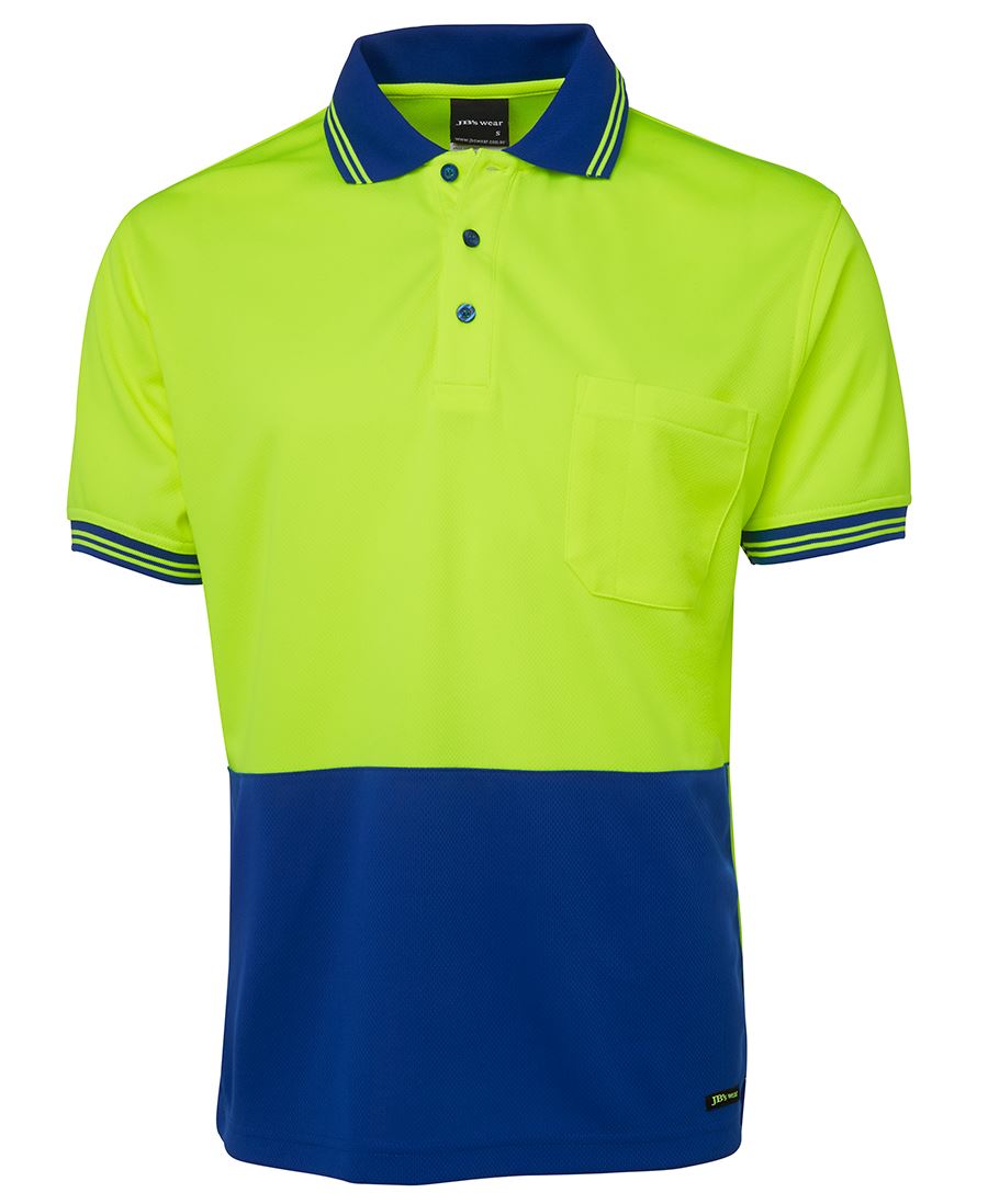 JB's Hi Vis Short Sleeve Traditional Polo - 6HVPS