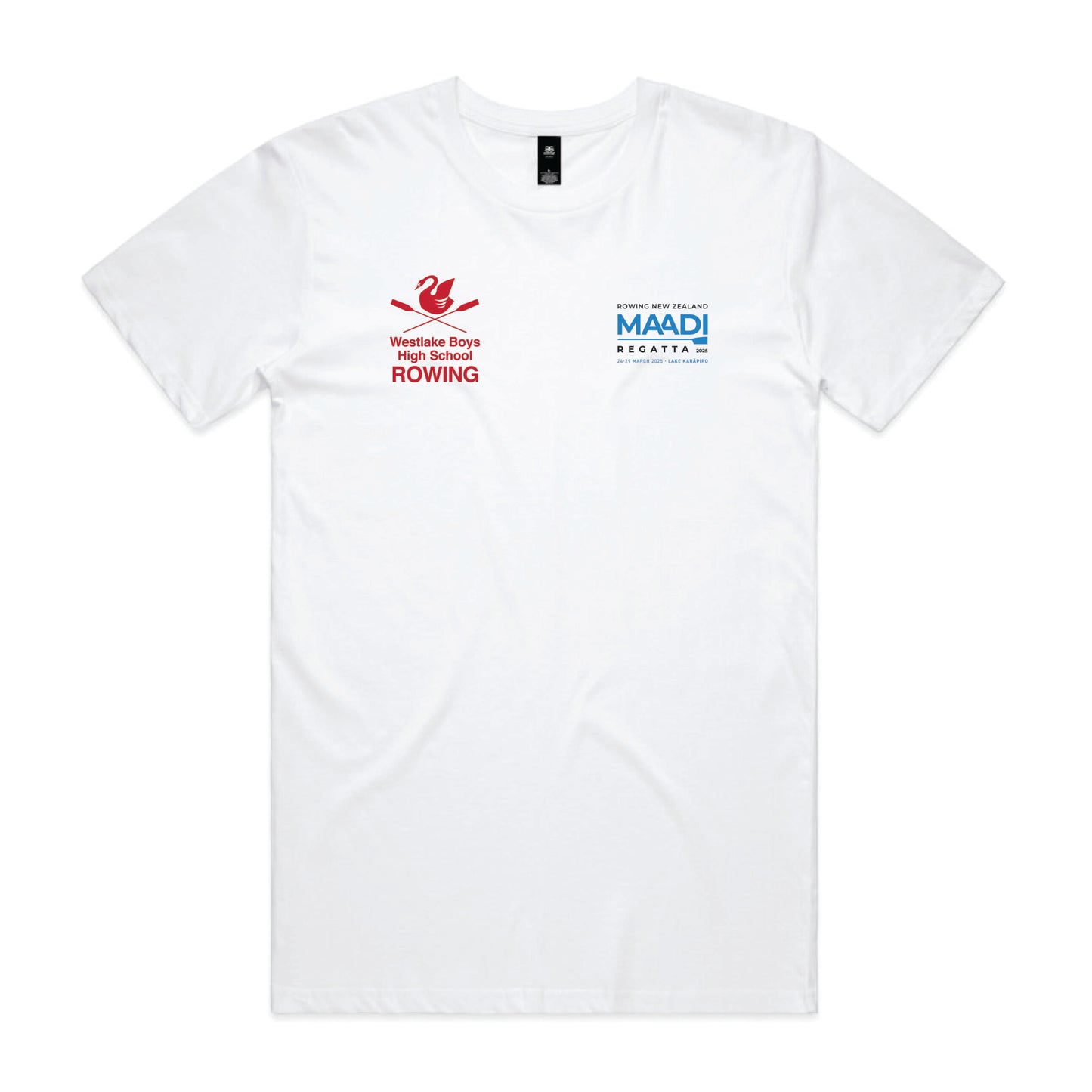 WBHS 2025 MAADI U18 Supporters White Tee - WBR071