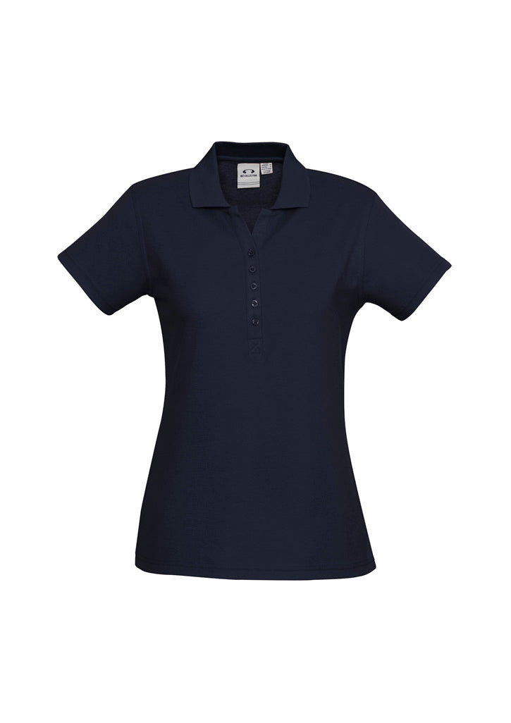 Womens Crew Short Sleeve Polo - P400LS
