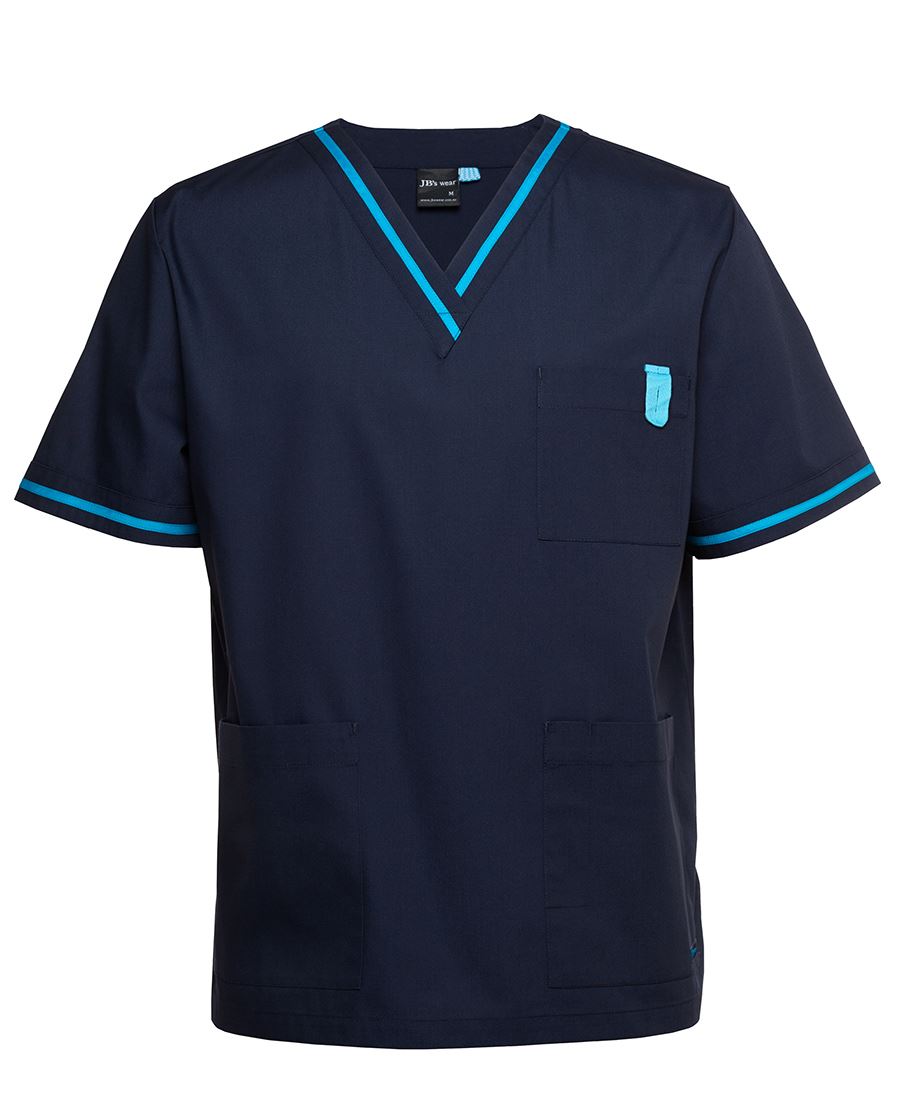 JB's Contrast Scrubs Top - 4SCT