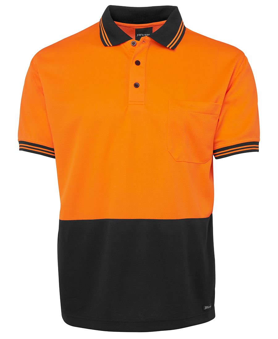 JB's Hi Vis Short Sleeve Traditional Polo - 6HVPS