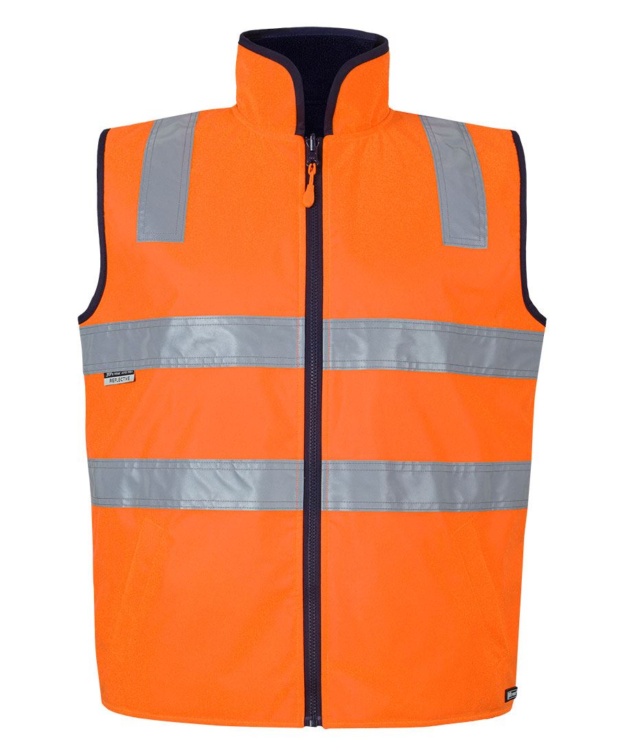 JB's Hi Vis 4602.1 (D+N) Reversable Vest - 6D4RV