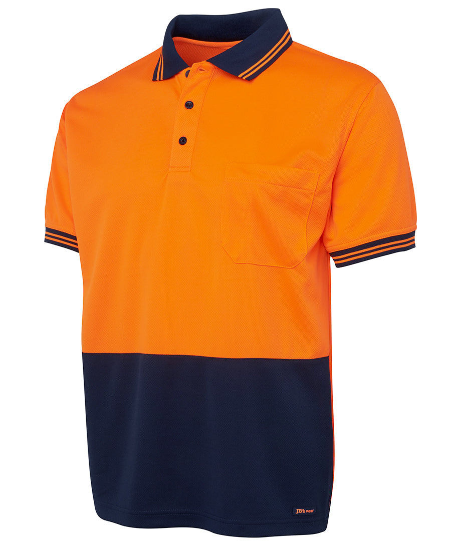 JB's Hi Vis Short Sleeve Traditional Polo - 6HVPS