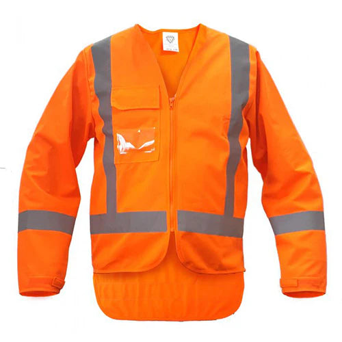 Caution Hi Vis Long Sleeve TTMC-W17 X-Back Vest - PCV1509