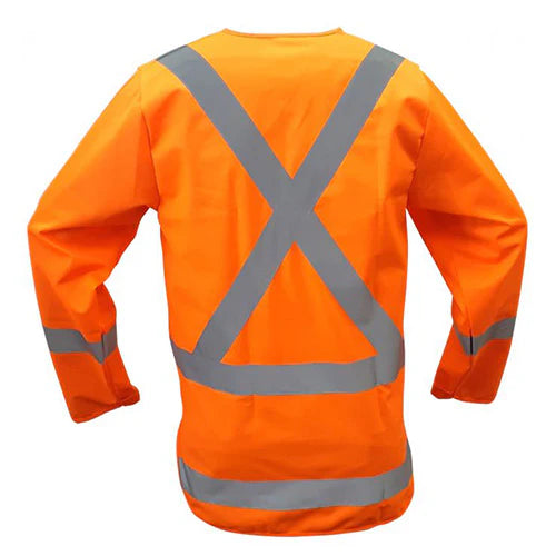 Caution Hi Vis Long Sleeve TTMC-W17 X-Back Vest - PCV1509