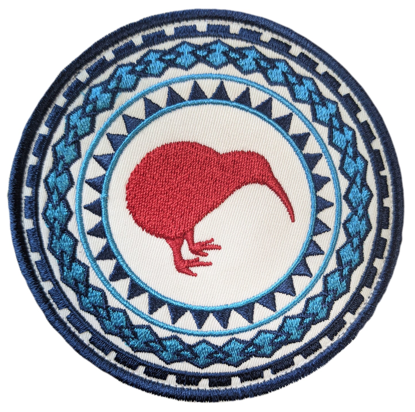 RNZAF Pasifika 90mmW Badge with Hook Velcro - AF110