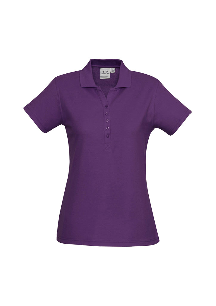 Womens Crew Short Sleeve Polo - P400LS
