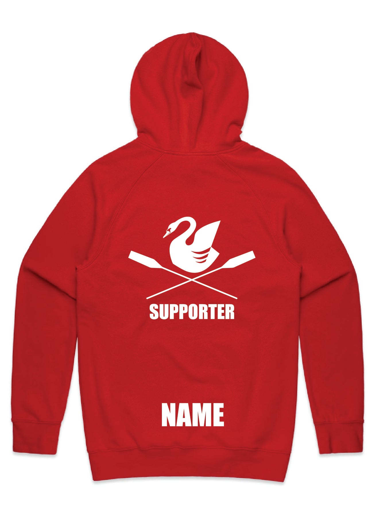 WBHS Rowing Supporter Hoodie with Name - WBR006a/7a