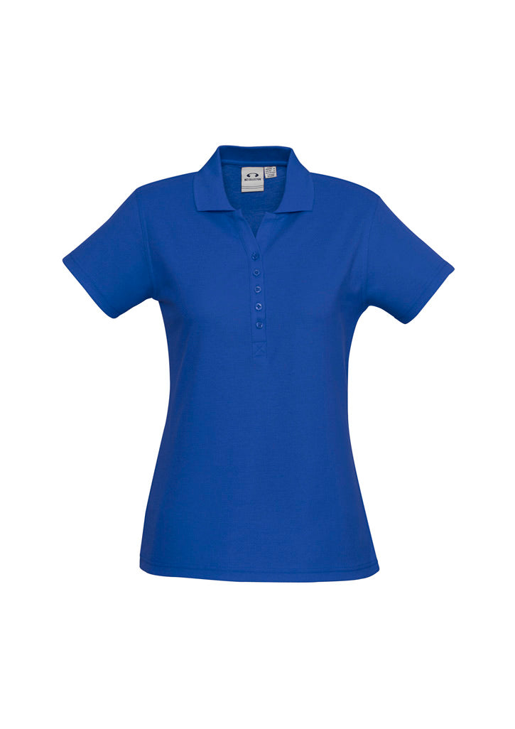 Womens Crew Short Sleeve Polo - P400LS