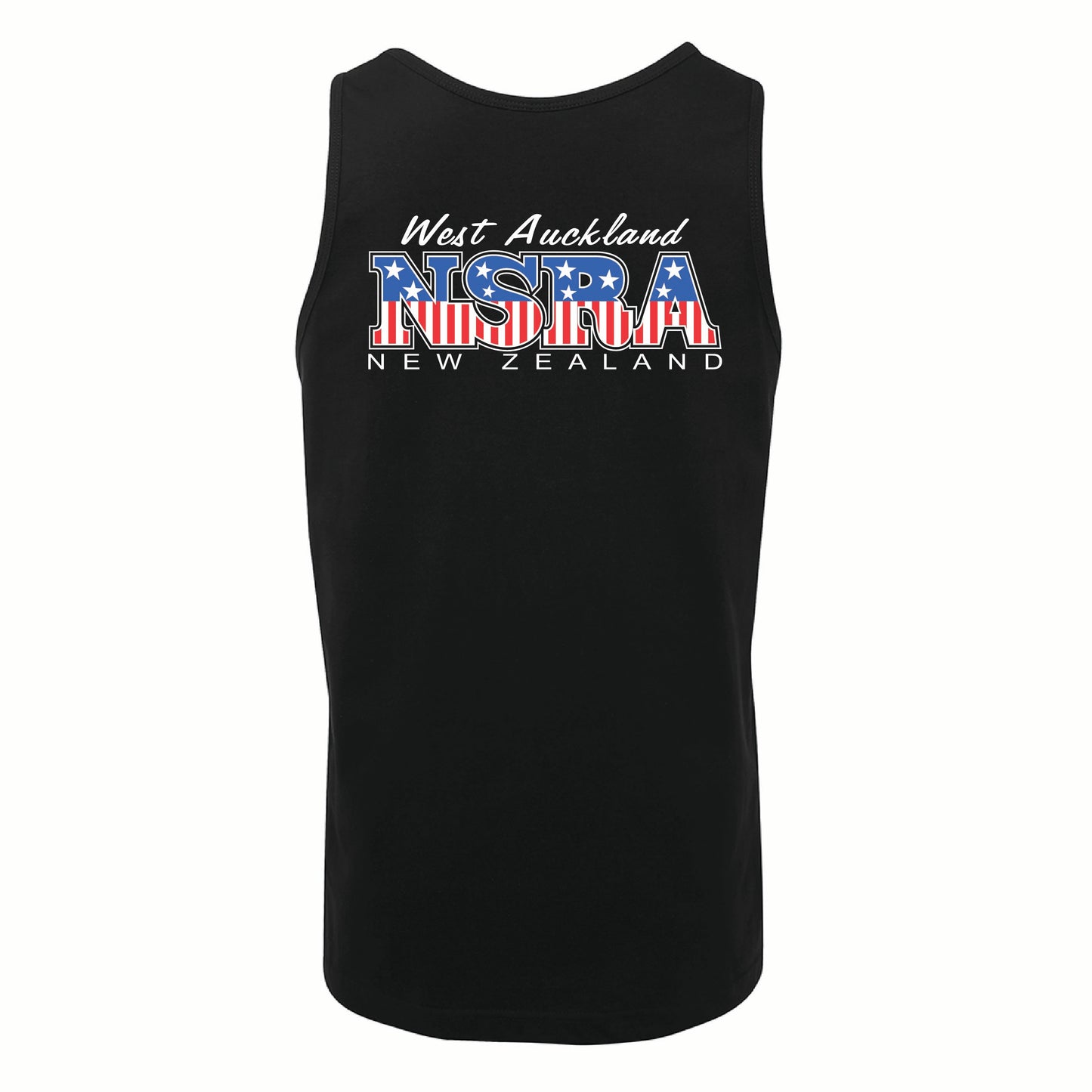 NSRA West Auckland Black Singlet