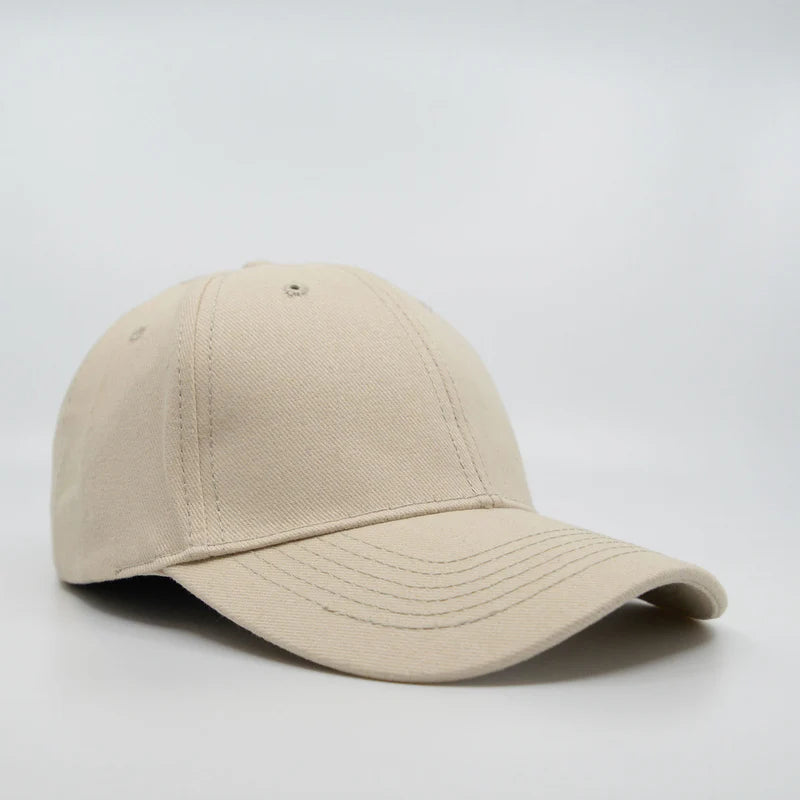 6 Panel Brushed Cotton Cap - 6009