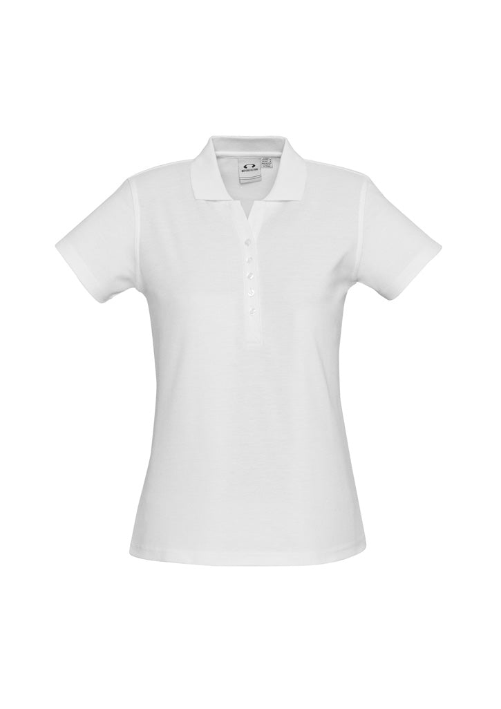 Womens Crew Short Sleeve Polo - P400LS
