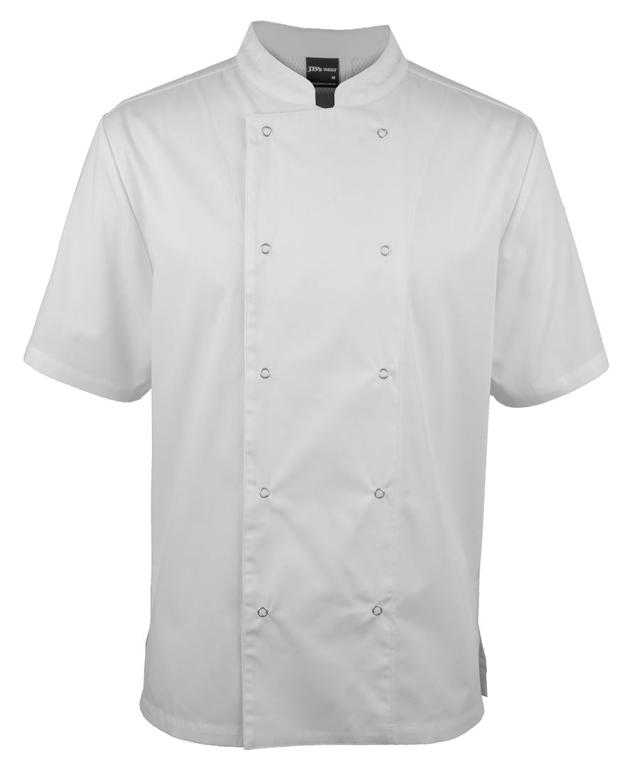 JB's Short Sleeve Button Chefs Jacket - 5CJS