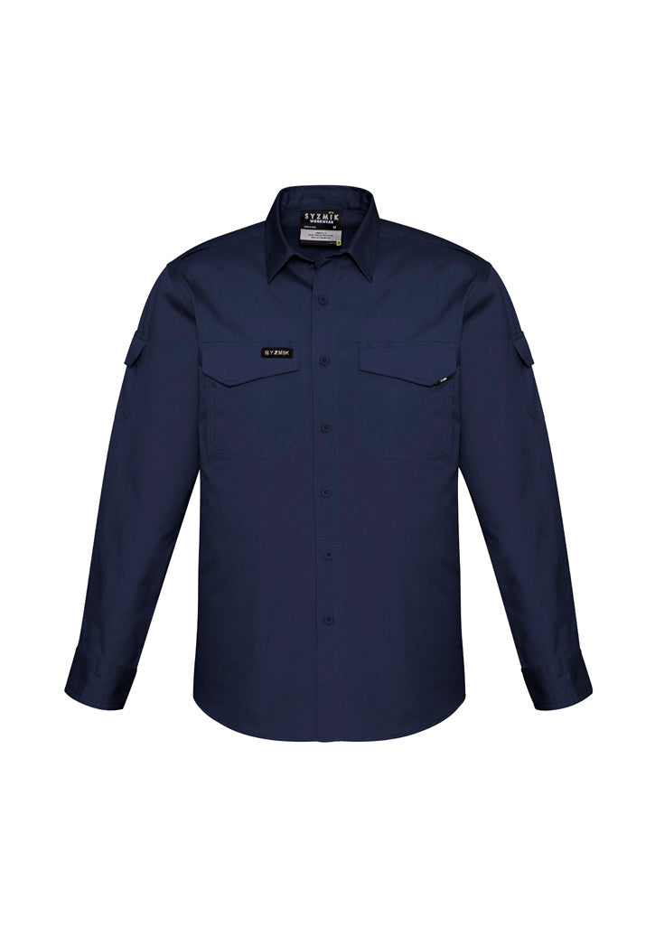 Mens Rugged Cooling Long Sleeve Shirt - ZW400