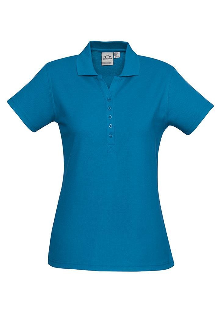 Womens Crew Short Sleeve Polo - P400LS