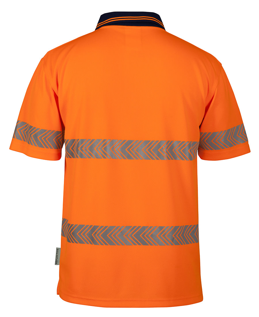 JB's Hi Vis Short Sleeve Segmented Tape Polo - 6HSST