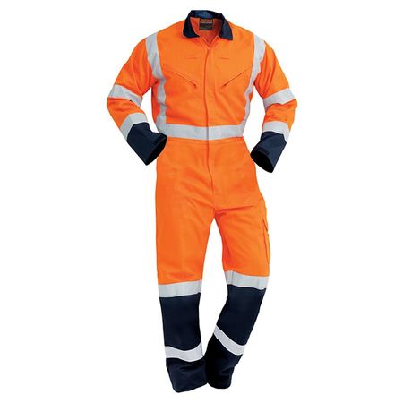 Overall TTMC Cotton Zip OrangeNavy CTPCOLW - 433022
