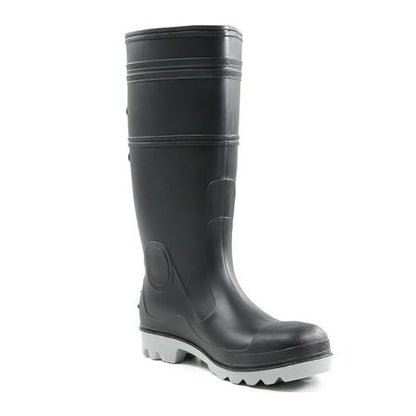 Inca Pvc-Nitrile Safety Gumboot BlackGrey - INCAGS