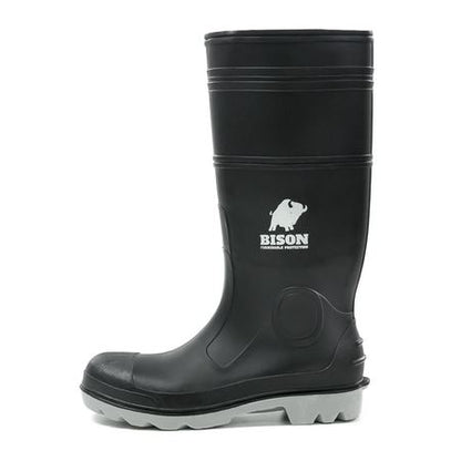 Inca Pvc-Nitrile Safety Gumboot BlackGrey - INCAGS