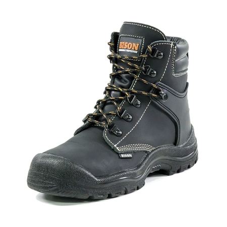 Wolf Lace Up Safety Boot Black - WOLF