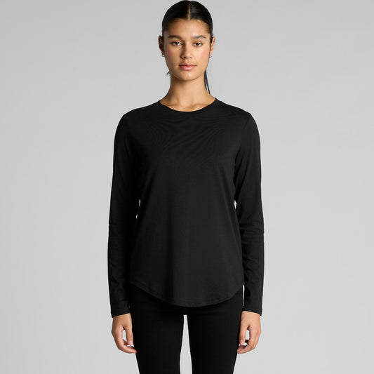 Women's Maple Curve Long Sleeve Tee - 4021